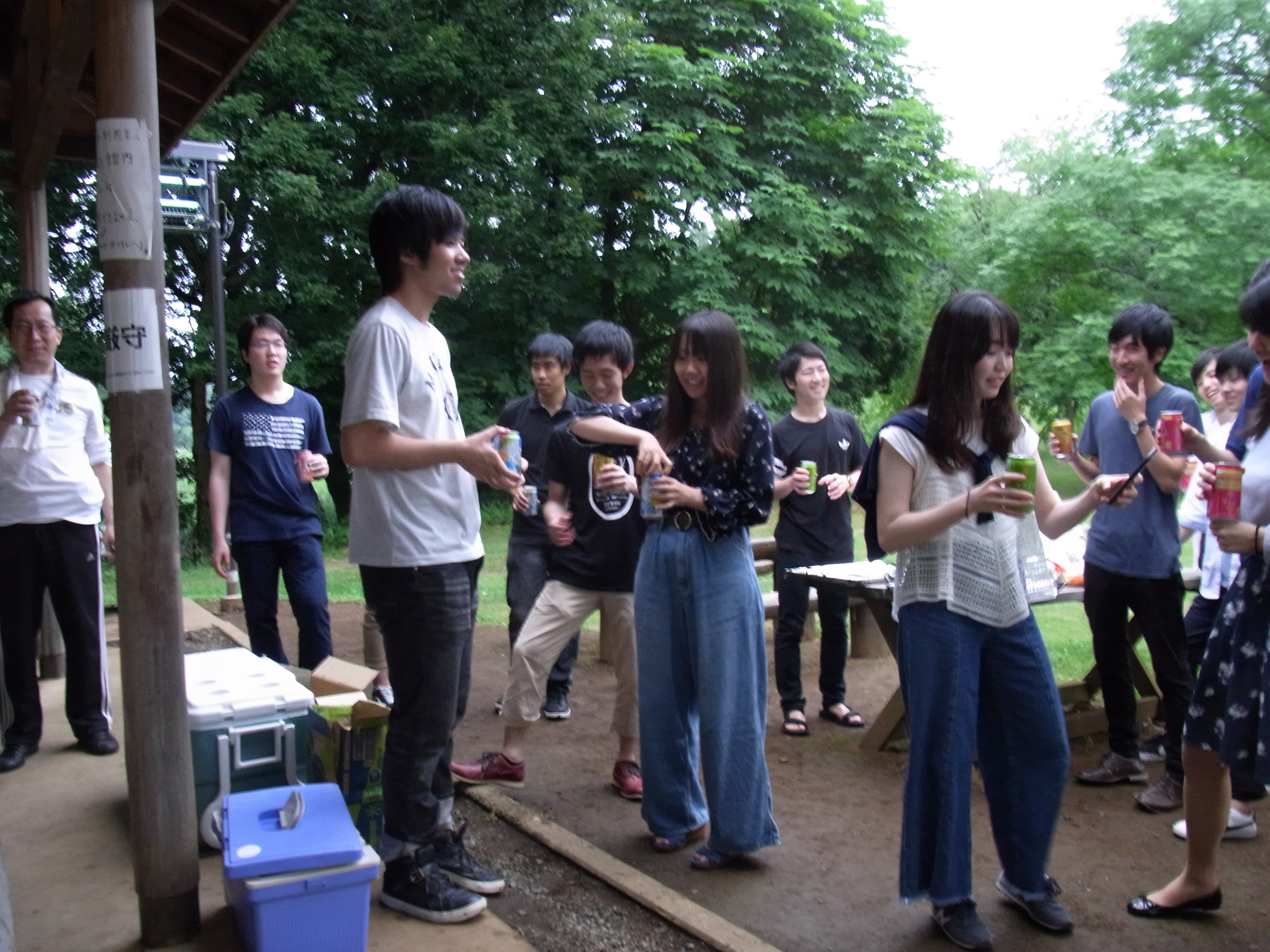 BBQの様子