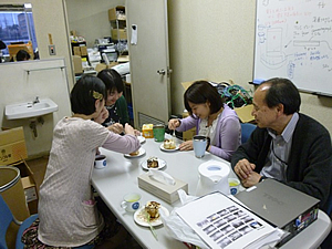 菅原先生とおやつ