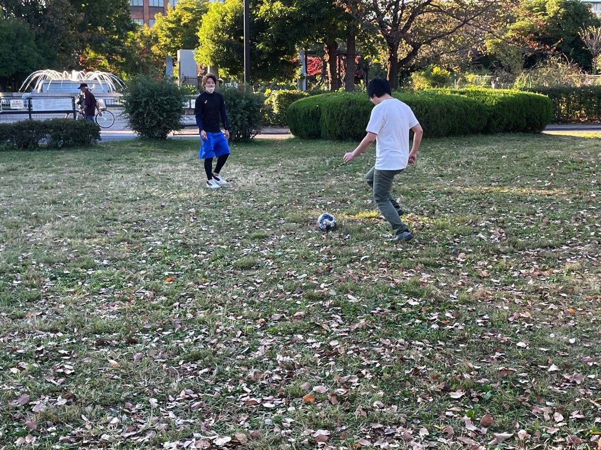 楽しくサッカー