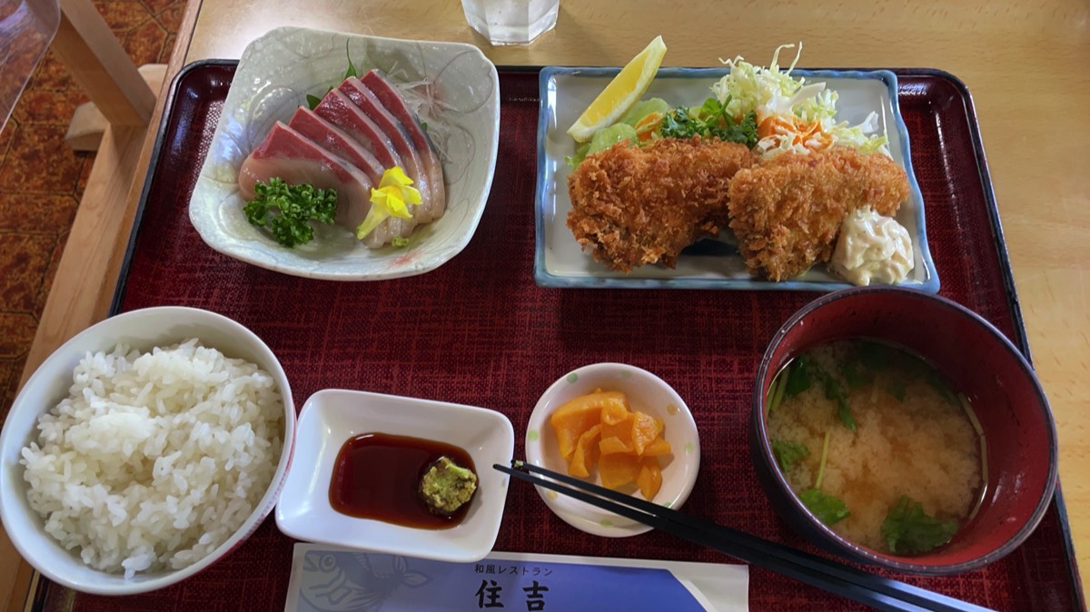 ブリのお刺身＋ブリフライ定食