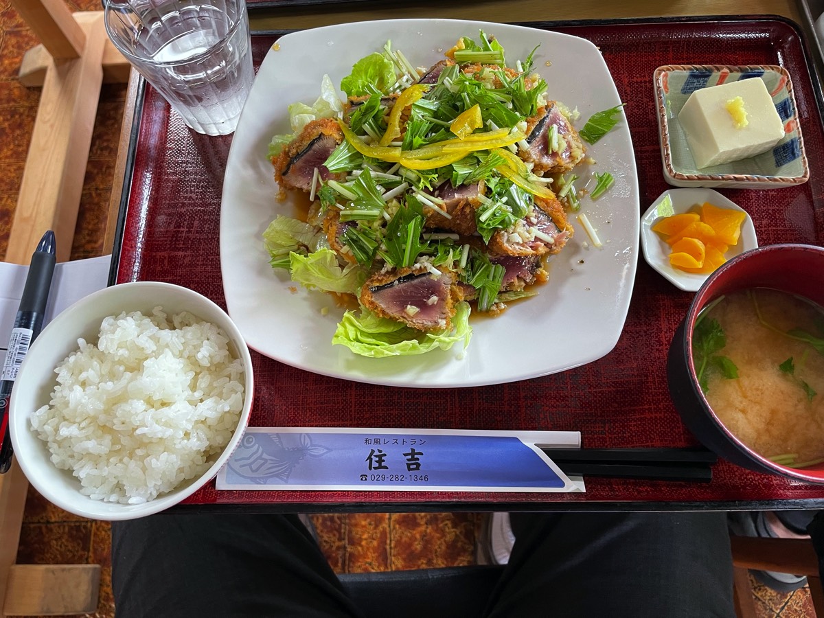 またカツオのたたきレアフライの登場
