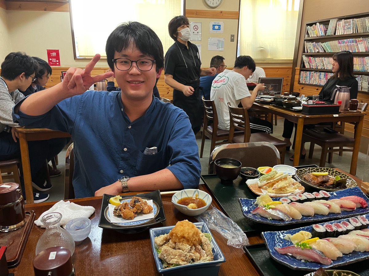 最終日の前日の夜の晩餐