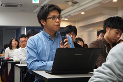 口頭発表の様子