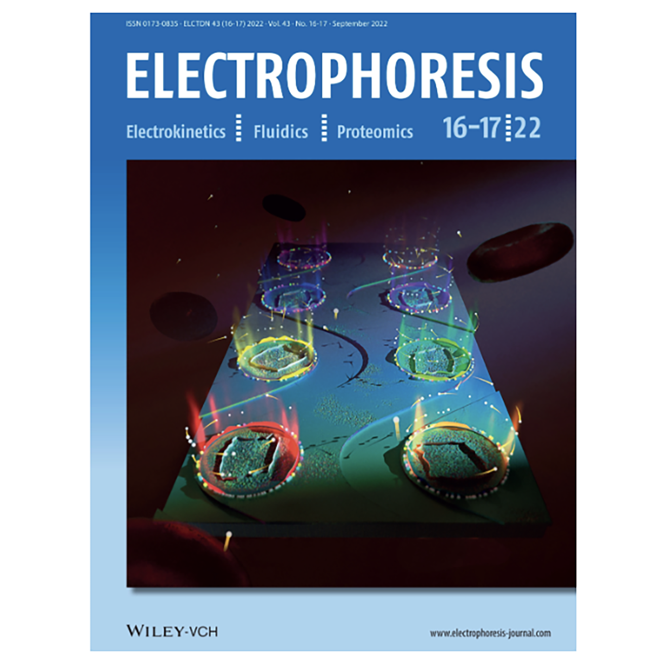 元祐昌廣教授，市川賀康助教の学術論文が『ELECTROPHORESIS』誌のBack Coverに選出されました．